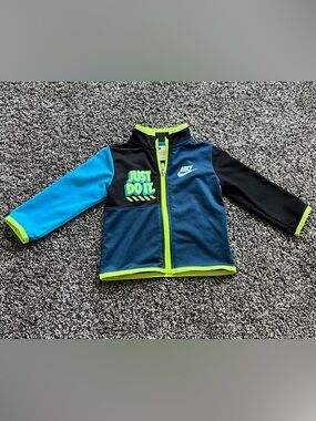NIKE Toddler Boys Neon Tracksuit Jacket